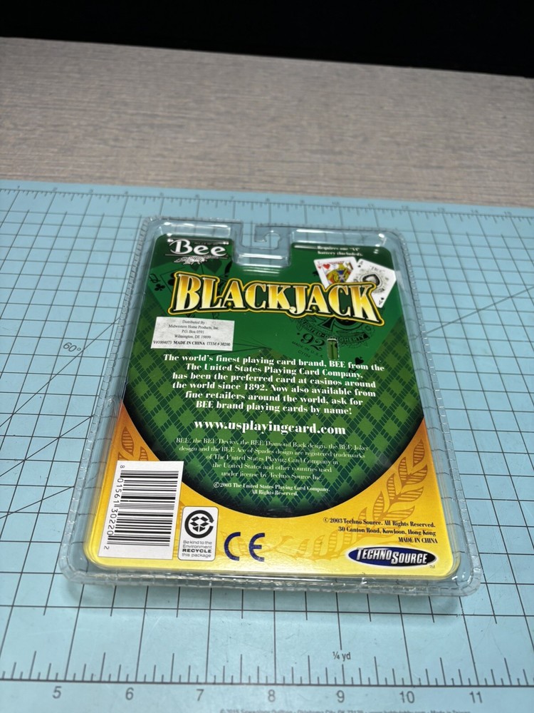 Bee Blackjack by Techno Source No. 30220 New Sealed *Tested**Working*