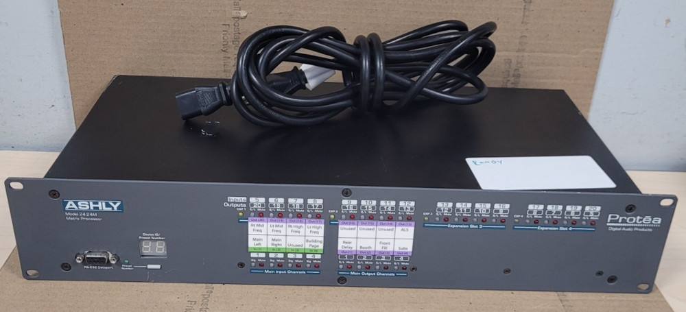 Protea 24.24M Audio Matrix Processor 4-Input 4-Output (TESTED)