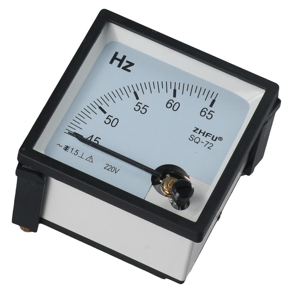 AC Frequency Meter,Frequency Panel Meter,Pointer Type Analog and black