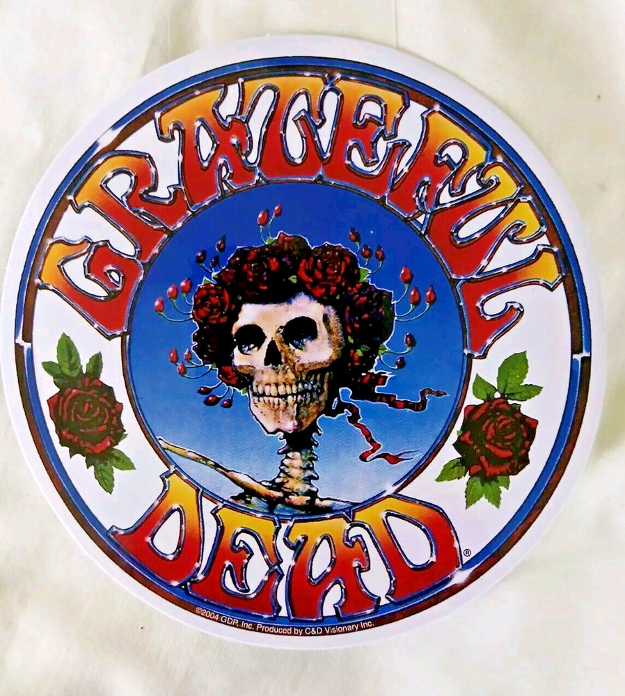 Grateful Dead Bertha Decal/Sticker 5" Round Licensed Dead