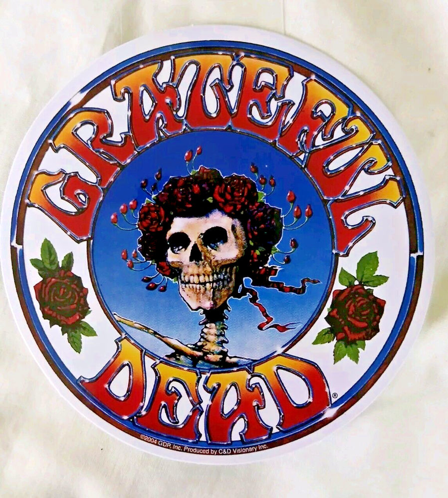 Grateful Dead Bertha Decal/Sticker 5" Round Licensed Dead