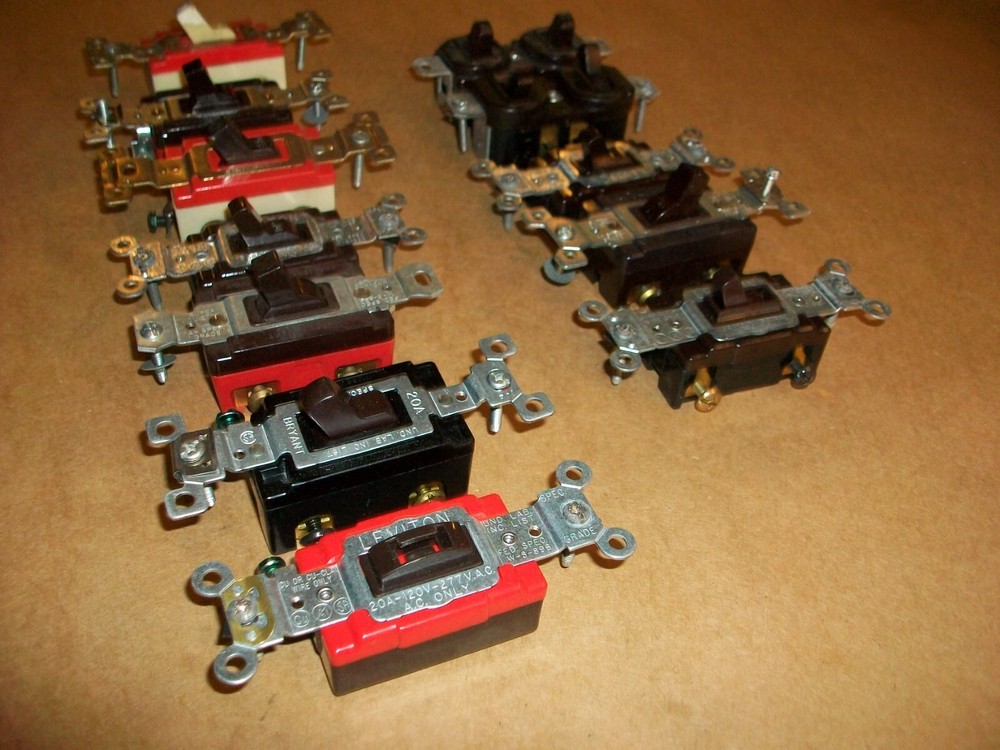 12pc Industrial Grade Toggle Switch 15 & 20 AMP