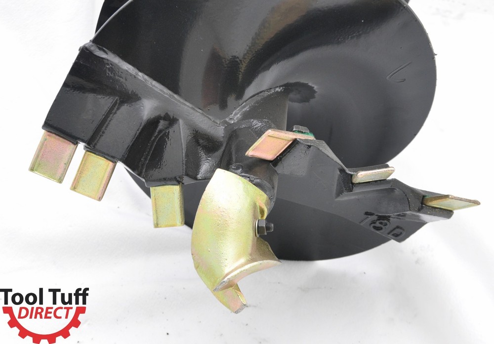 Skid Steer Earth Auger Bit, 24" Diameter, 2" Hex Drive