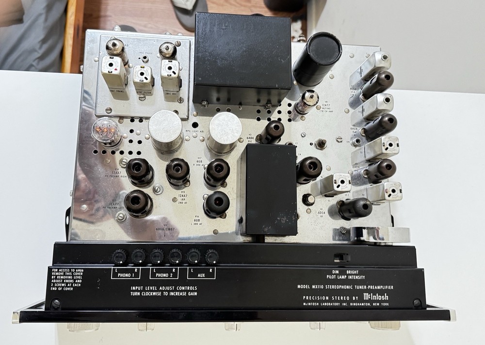 McIntosh MX110z preamplifier restored