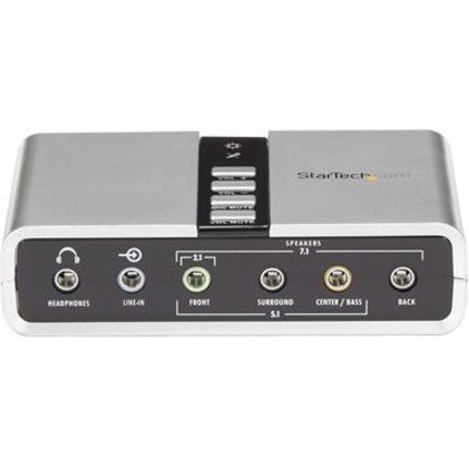 StarTech.com 7.1 USB Audio Adapter External Sound Card