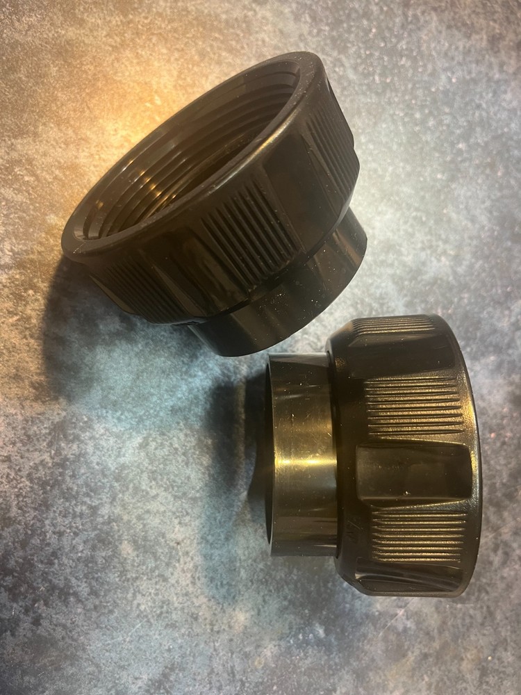 OEM Jandy Tail Piece O-Ring & Union Nut Set of 2 (R0327301)