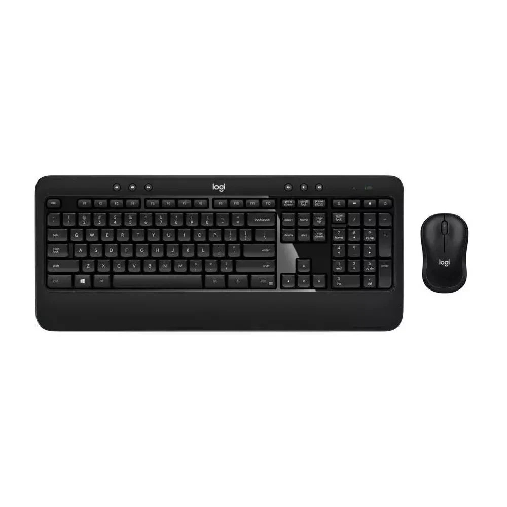 LOGITECH ADVANCED WIRELESS COMBO KEYBOARD AND MOUSE Spill-resistant Keyboard