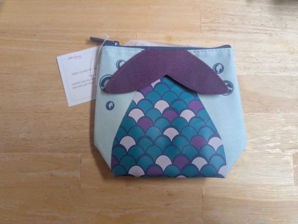 Thirty One Cool Zip Snacker Mermaid Tail