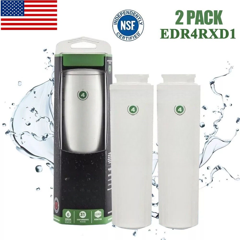 2 PACK ΕDR4RXD1 Refrigerator Wate Filter 4 Replacement New FREE SHIP