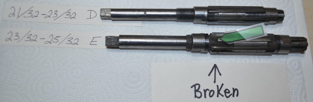 Adjustable Reamers Wards Supreme Quality Various Sizes Pre-owned