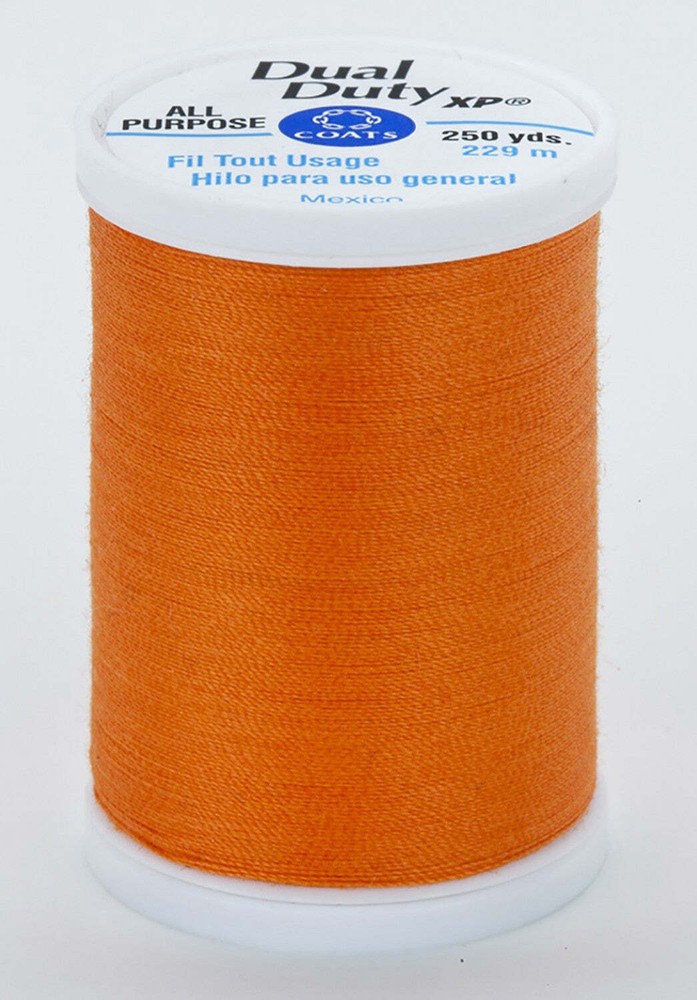 7640 Orange Dual Duty XP Polyester Thread 250yds