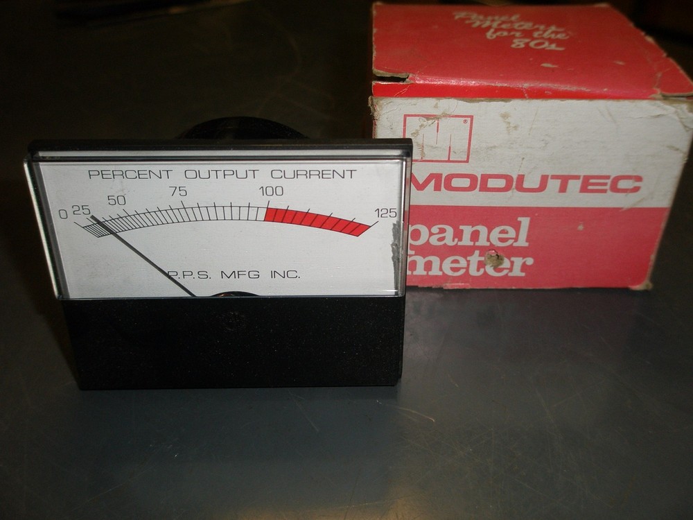 Modutec Panel Meter 0 - 125 Percent Output Current