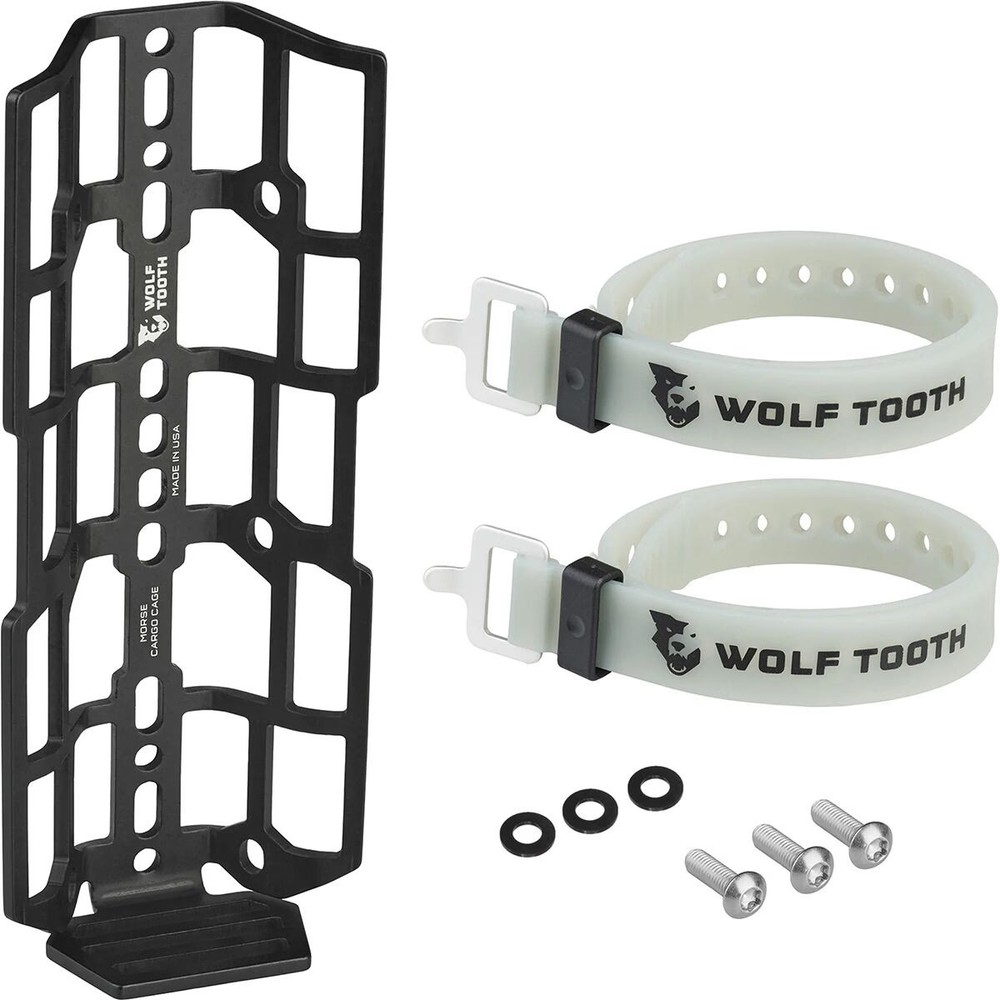 Wolf Tooth Components Morse Cargo Cage + Two Straps One Color, One Size