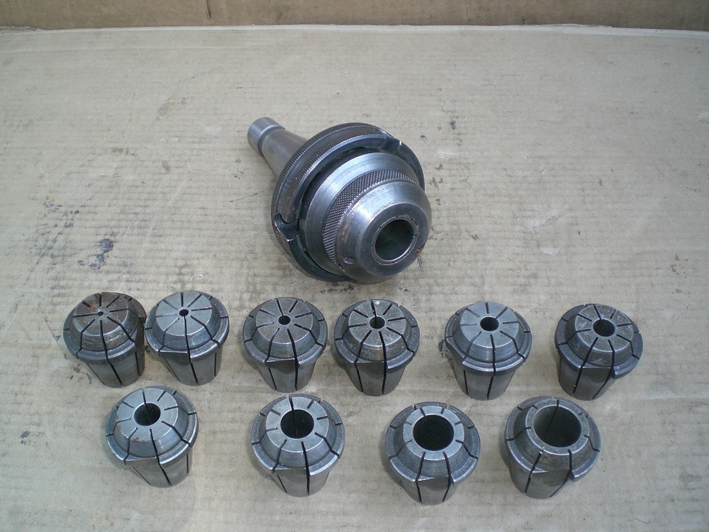 Gorton Quick Change Chuck NMTB40 with 11 Collets