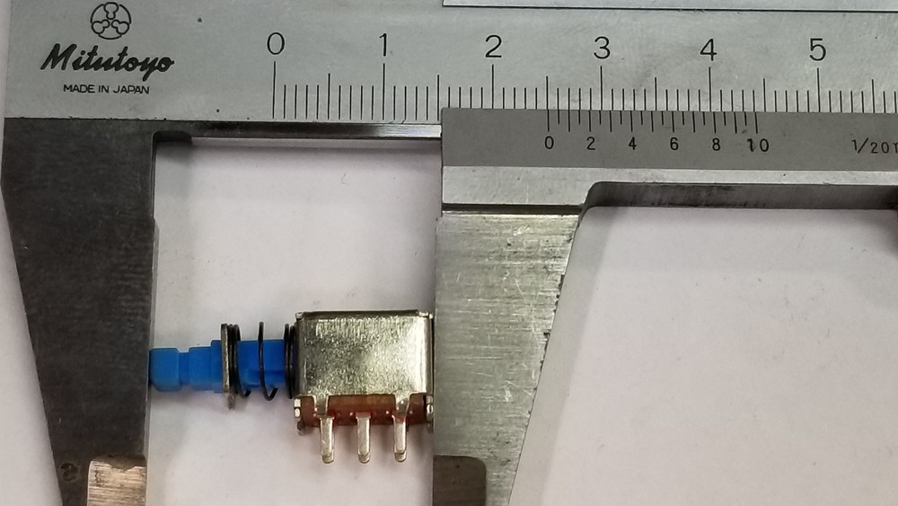 Micro Push switch, 6 pin latching, push on - push off, Bag of 25 pieces