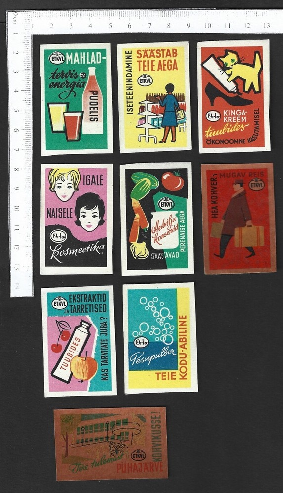 VINTAGE matchbox labels- Worldwide (34)