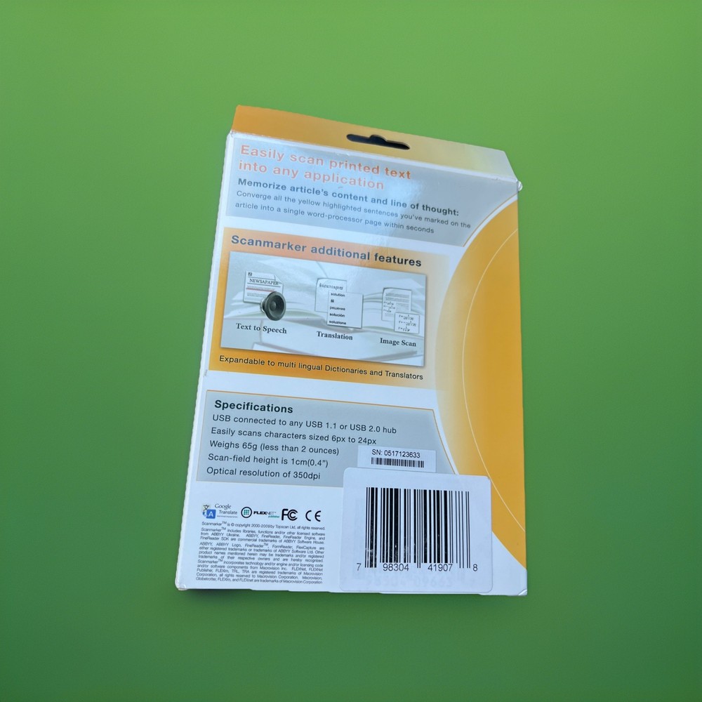 Scanmarker USB Digital Highlighter OCR Pen Text Scanner