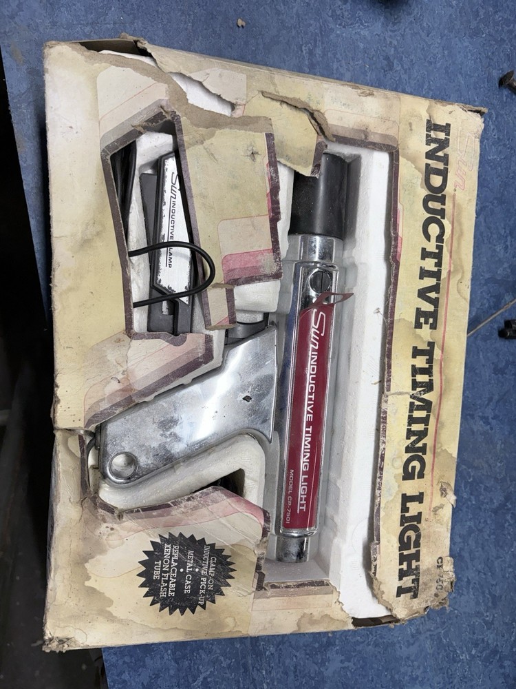 Old 60s Sun Inductive Timing Light NOS In Box