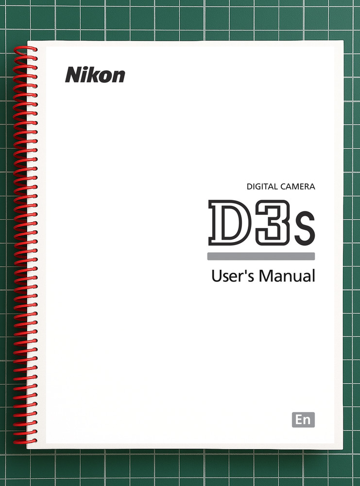 Nikon D3s — User Manual Owners Guide Reference — 457 Pages — USA Made