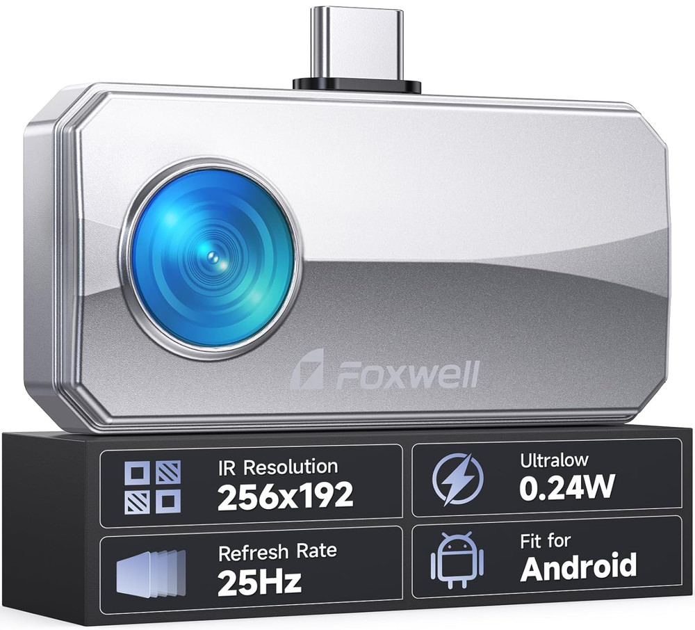 FOXWELL RT100 Infrared Thermal Camera Imaging Electrical Inspection for Android
