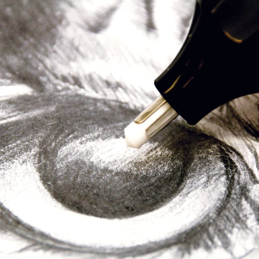 Mont Marte Electric Eraser, Includes 30 Eraser Refills. Suitable for Use with Gr