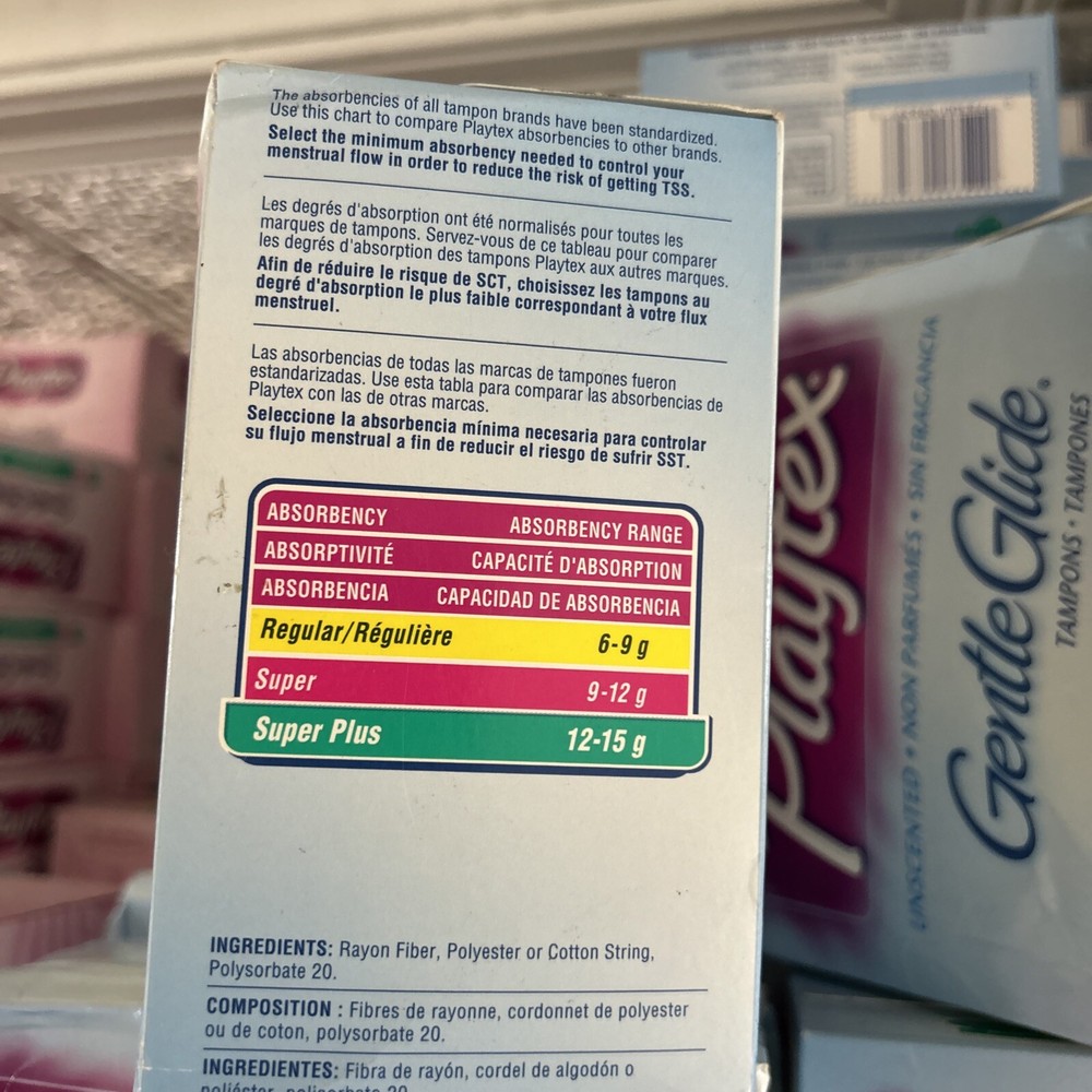 Playtex Gentle Glide Super Plus UnScented 36 Tampons