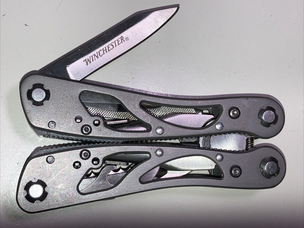 Multi-Tool Folding Plier Winframe Hunting Outdoor 9 tools