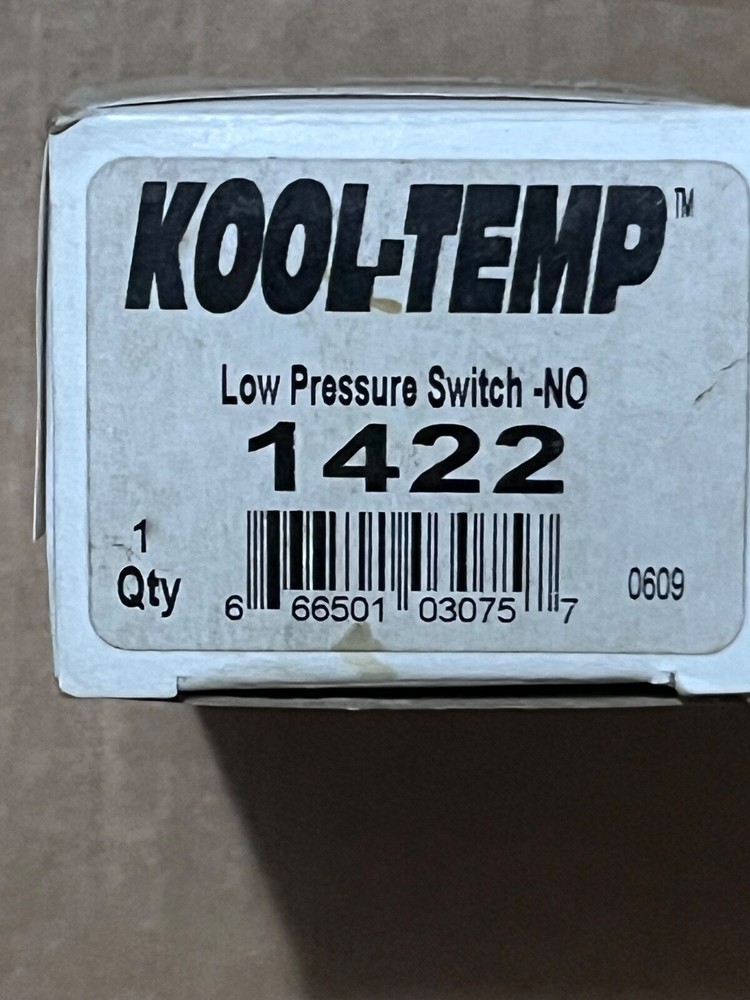 New KOOL TEMP 1422 Low Pressure Switch-NO