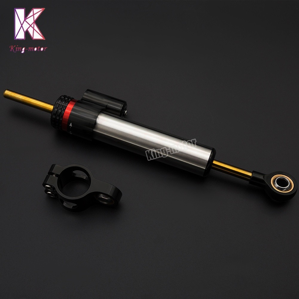 Motorbike Adjustable Steering Damper Linear Stabilizer Reversed Safety Control