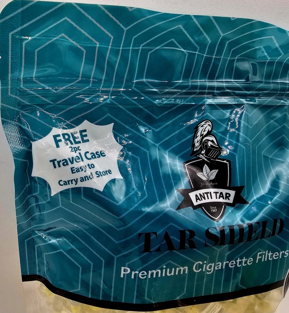 TAR Shield Cigarette FILTERS - 600 Bulk Edition Disposable Filter, Clear