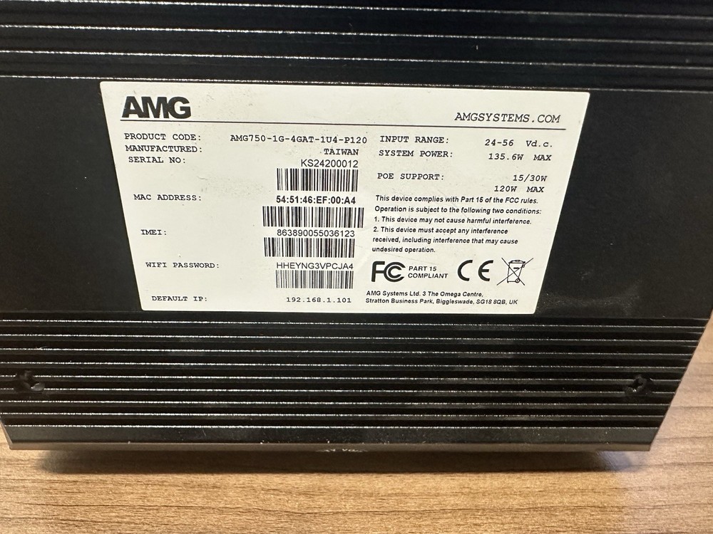 AMG 750 4 Port Router