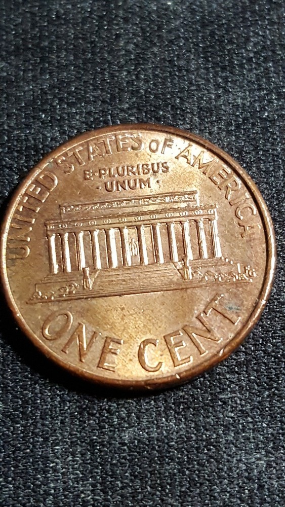 1998 P Lincoln Cents Error Die Crack