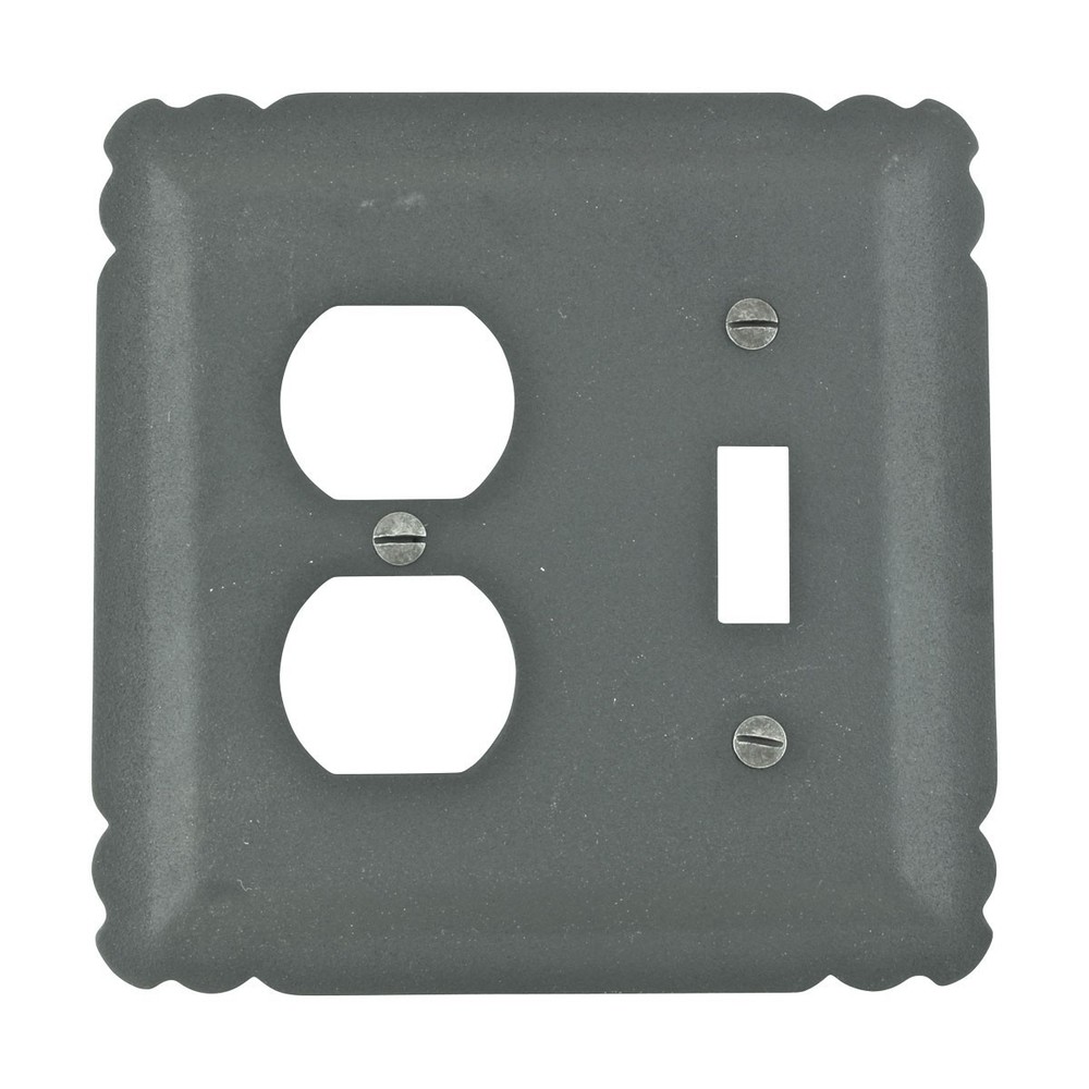 Switchplate Black Wrought Iron Toggle/Duplex | Renovator's Supply