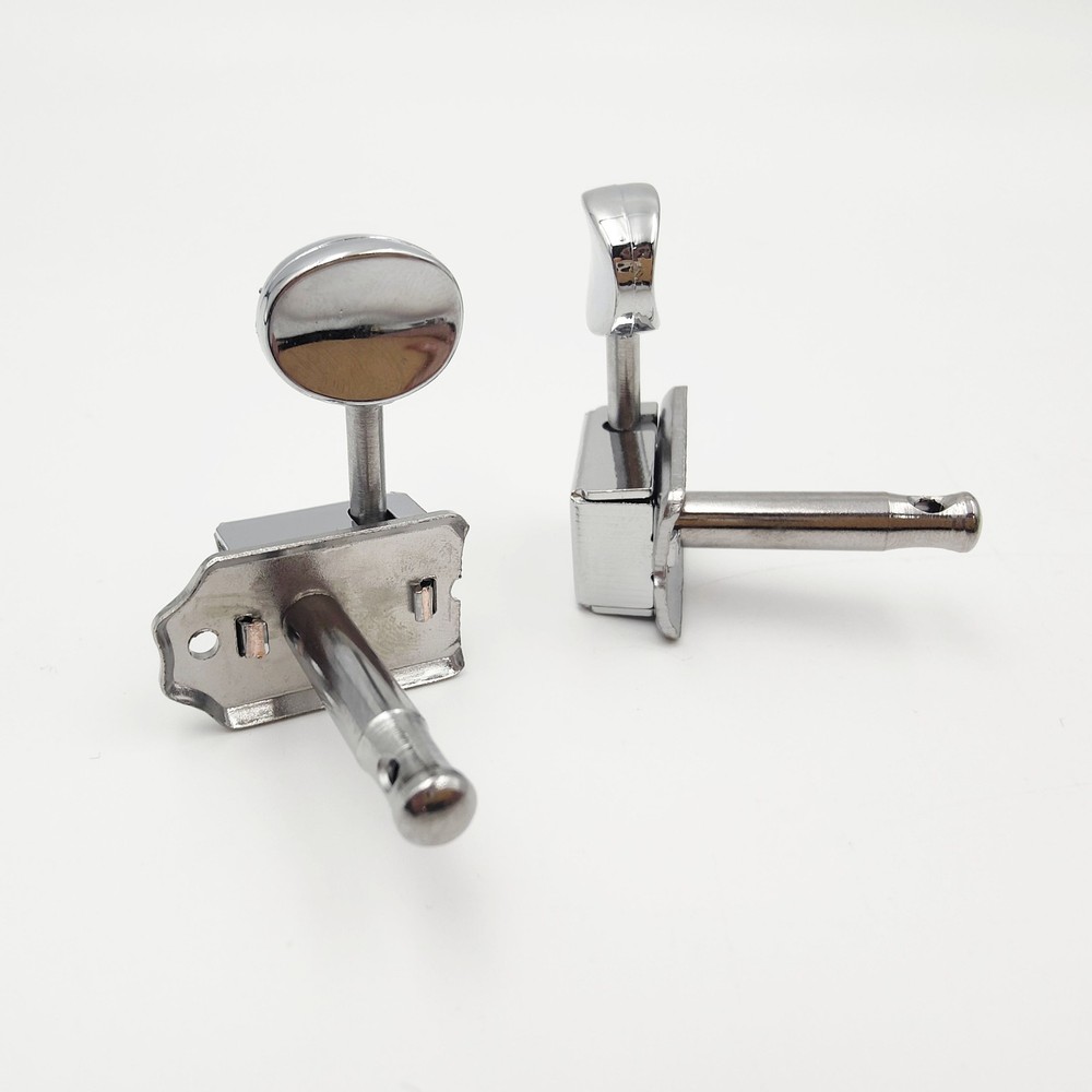 Chrome 6R Inline Guitar String Tuning Pegs Machine Head for Strat ST Tele TL