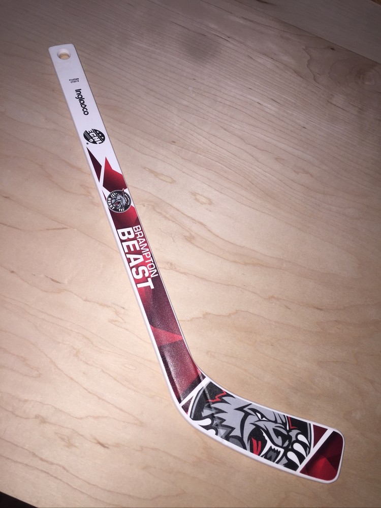 New ECHL Brampton Beast MINI HOCKEY STICK