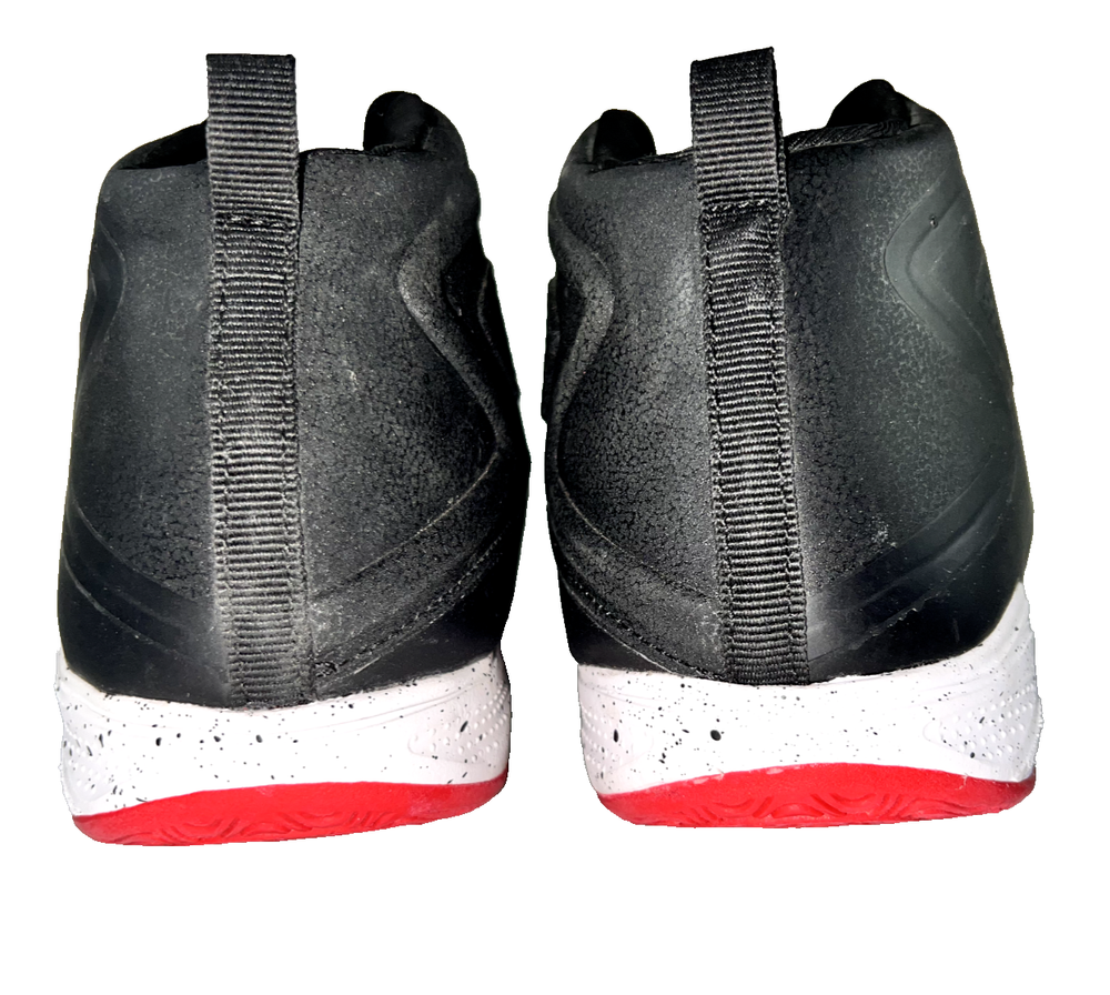 bcg Academy Boys HiTop 6.5D Black White Red