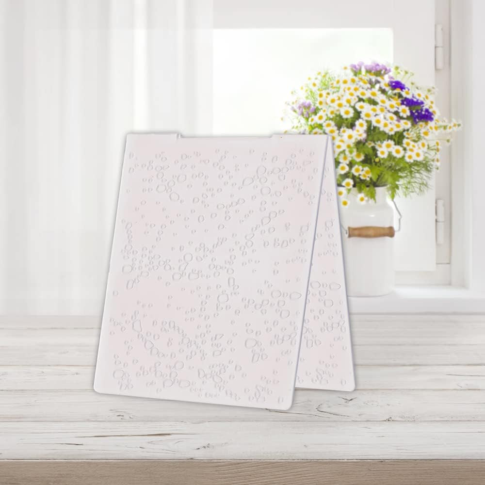 3-D Textured Impressions Background Embossing Folder, Bubble Pattern Plastic Emb