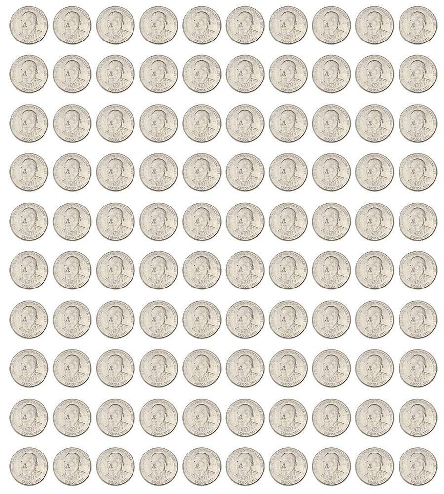 Samoa 10 Sene, 2011, KM #168, Mint X 100 PCS