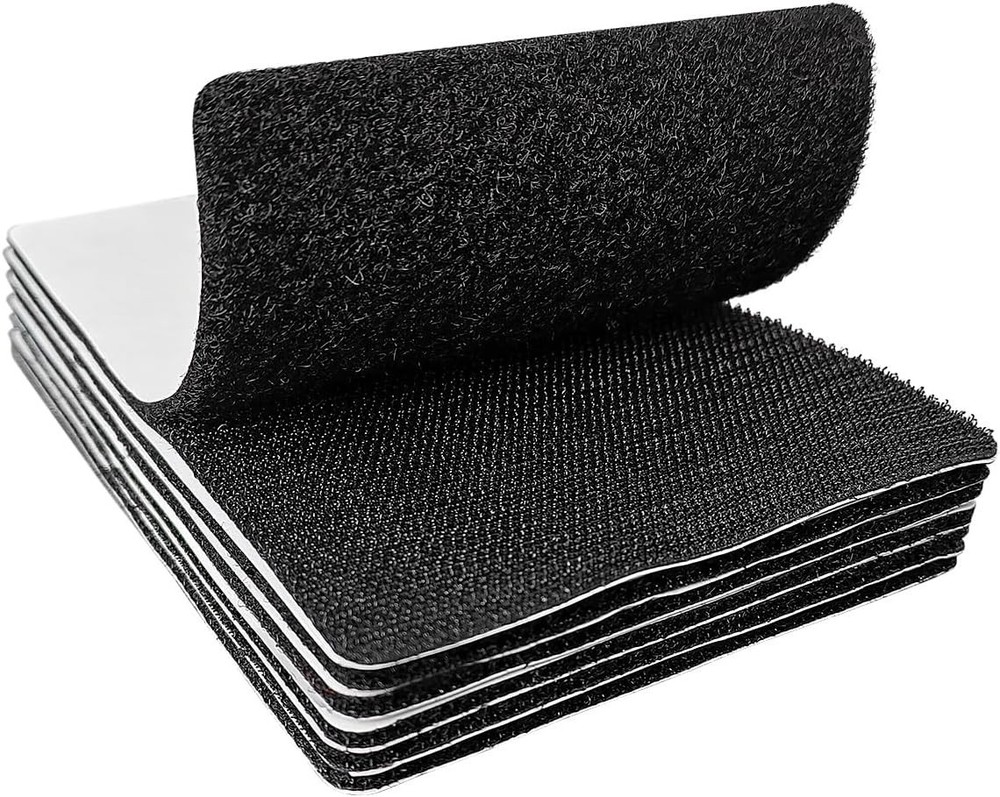 Versatile 4x6 Inch Hook and Loop Strips - Essential for Home and Craft Projects