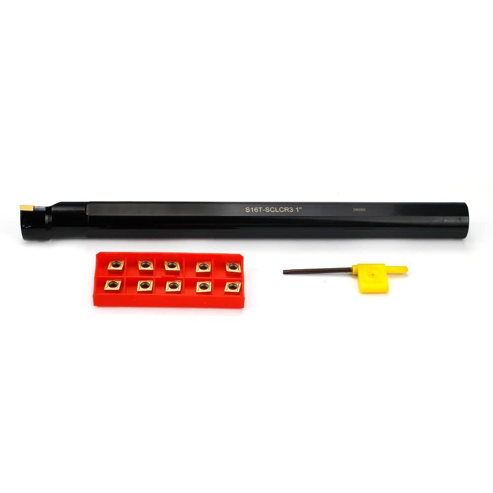 Indexable Boring Bar 1x12In Carbide Inserts for Internal Machining Tool