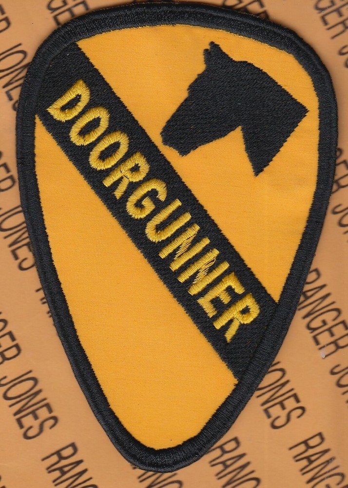 DOORGUNNER 1st Cavalry Division 5" patch c/e