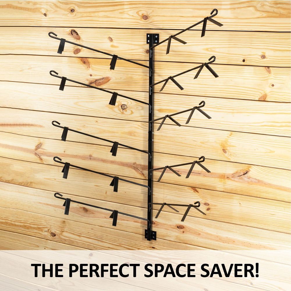 Easy-Up Max Air 10 Hook Mounted Pad Rack | Quick Drying | Space-Saving Design