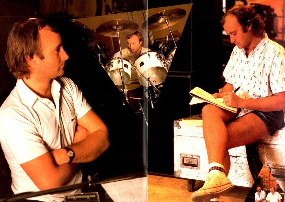 ERIC CLAPTON / PHIL COLLINS 1987 12-DATE US TOUR PROGRAM BOOK / NMT 2 MINT