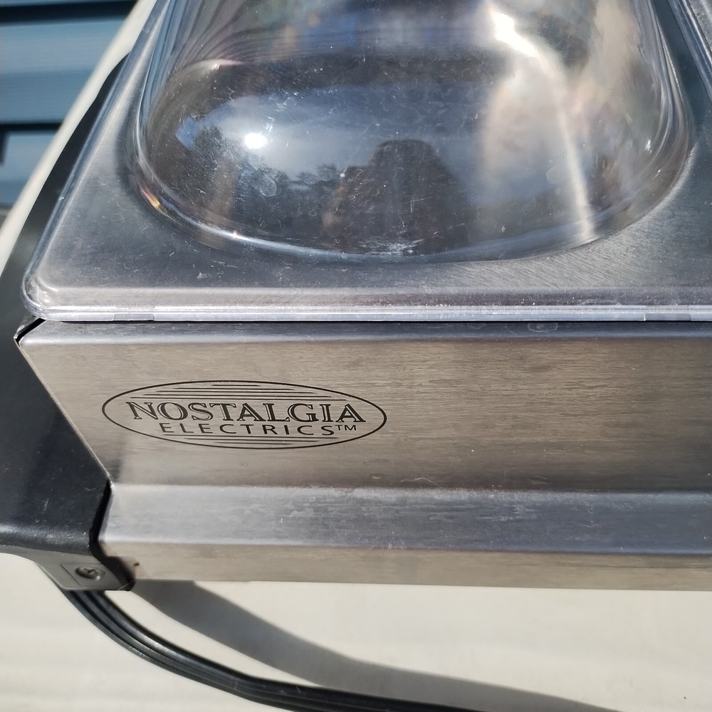 Nostalgia Electrics 3 Tray Buffet Server Warmer Parties Serving Tailgating