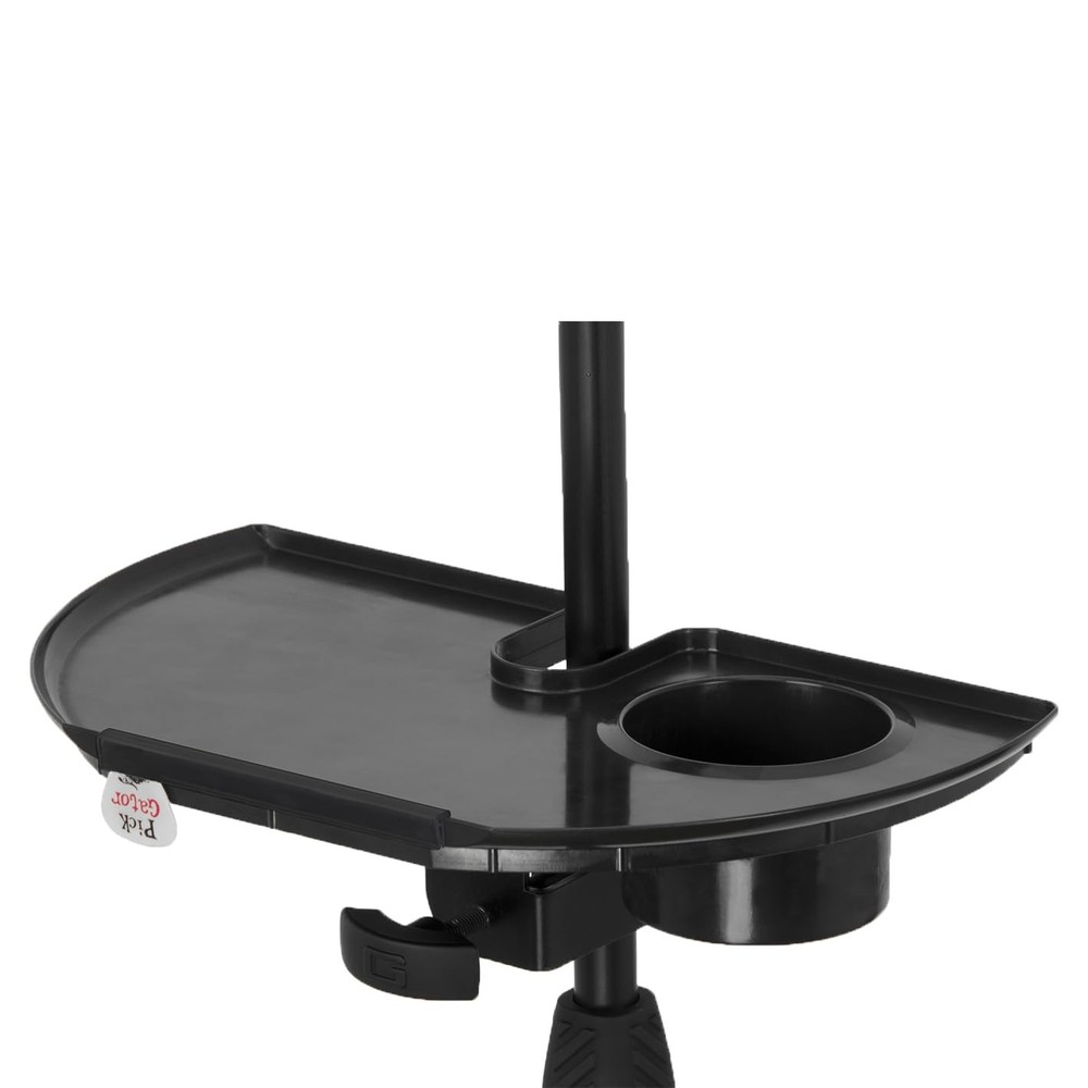 Gator Frameworks Microphone Stand Accessory 12" x 7" Standard Tray, Black