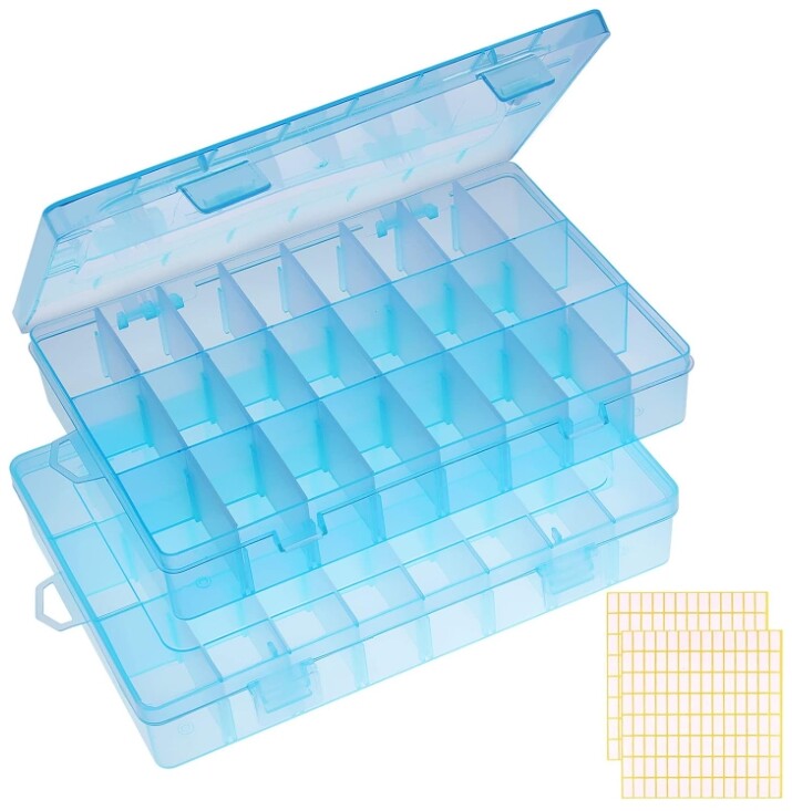 Organizer box storage container storage Box plastic small parts tool Box clear