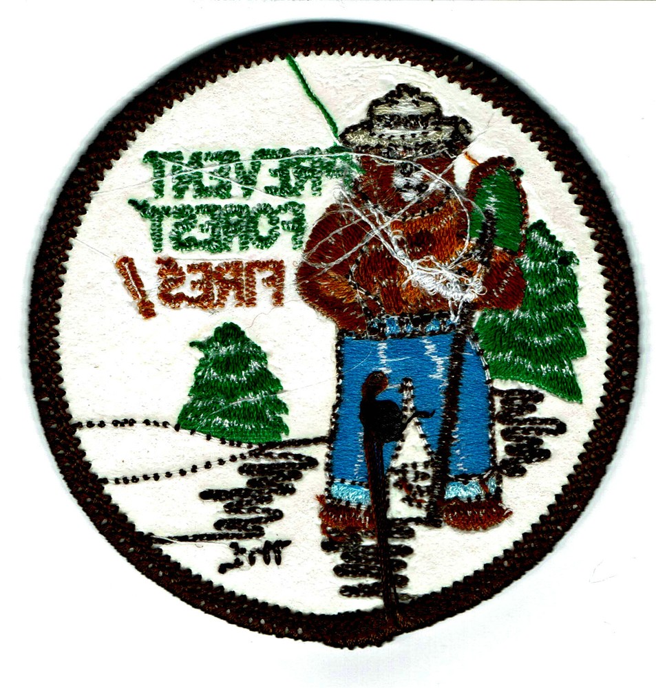 ⫸ SMOKEY BEAR 'Prevent Forest Fires' Embroidered Patch OFFICIAL USFS Gift - NEW