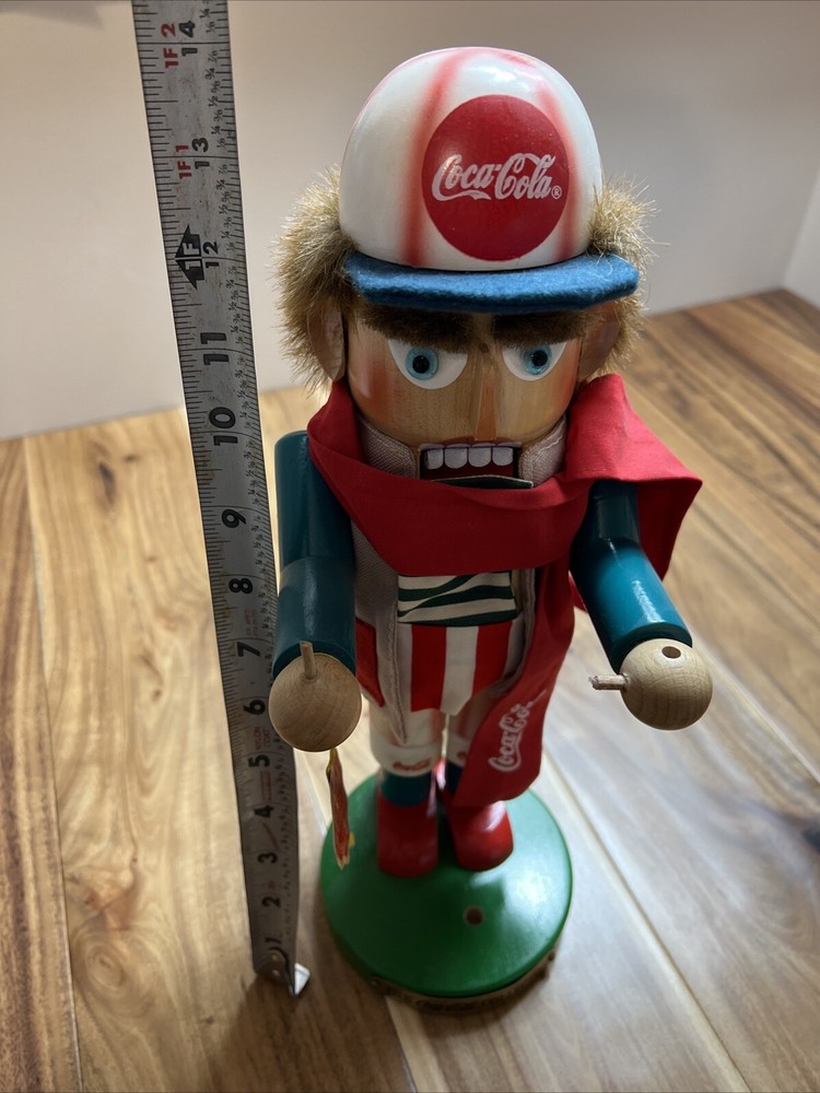Vintage Original Steinbach Coca-Cola Collection Fan 1998 Nutcracker Missing Acc