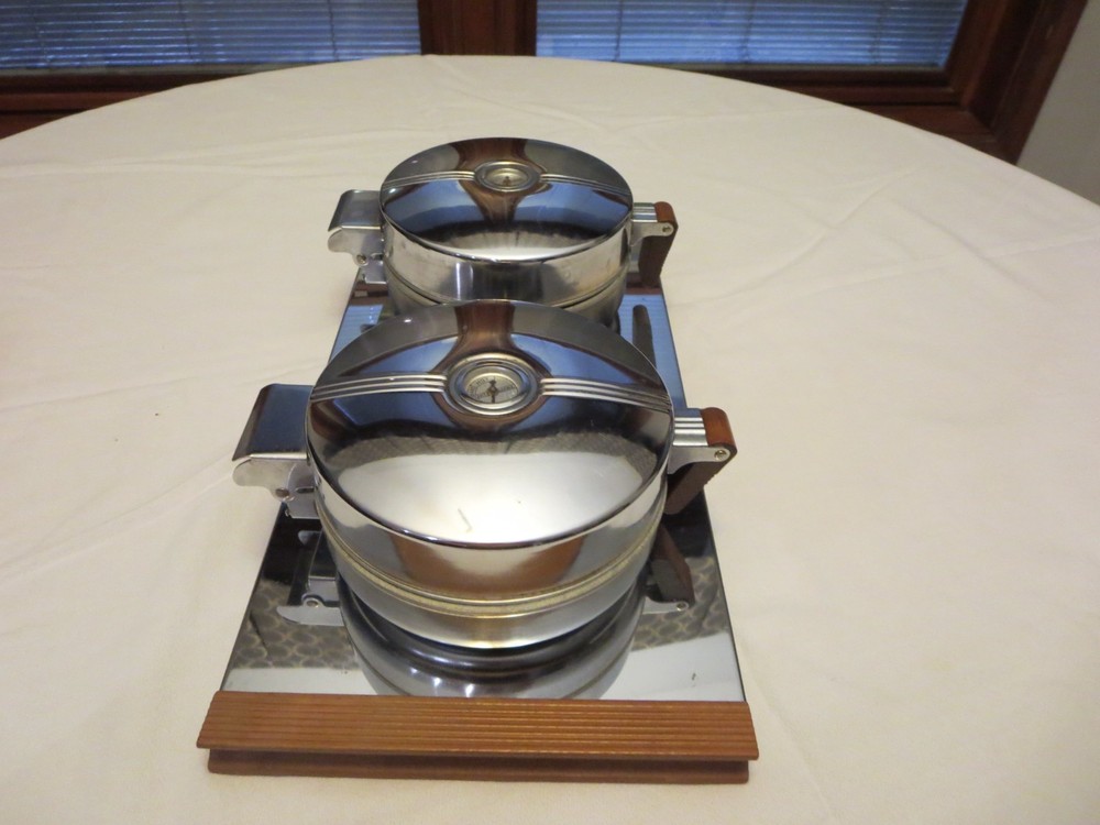 Vintage Toastmaster Double Chrome Waffle Maker
