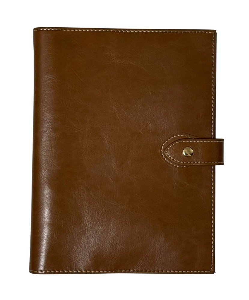 Forest Loose Leaf Leather Notebook ~ Brown ~ NEW